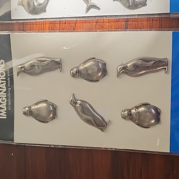 NEW 6 sheets total 35 SeaWorld brads stickers scrapbooking - Picture 4 of 14